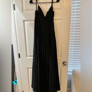 Black bridesmaid dress